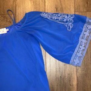Joy Han VaVa Royal blue blouse